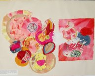 Dye patterns onto fabric